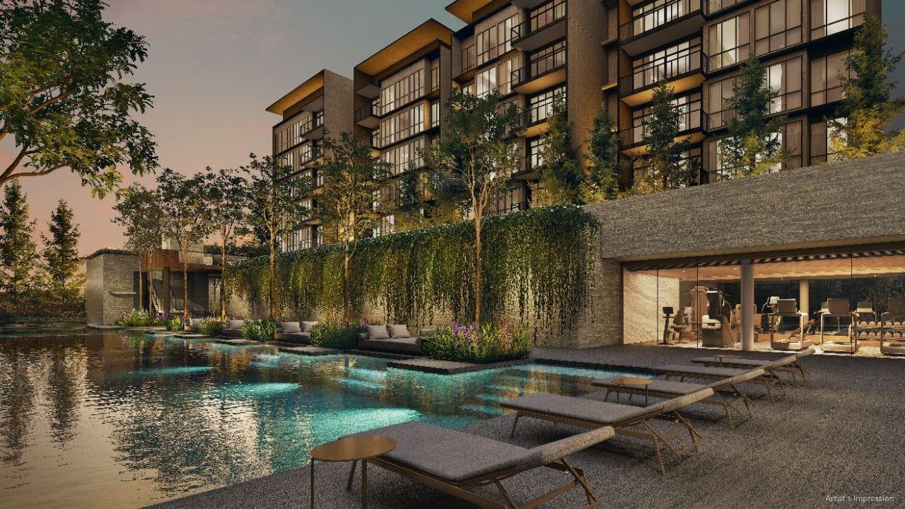 Amberwood at Holland gym by the pool